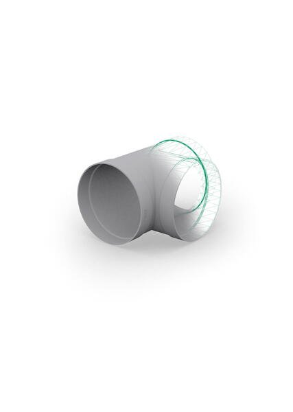 TE 90 PVC M1 GRIS VENTILATION             200