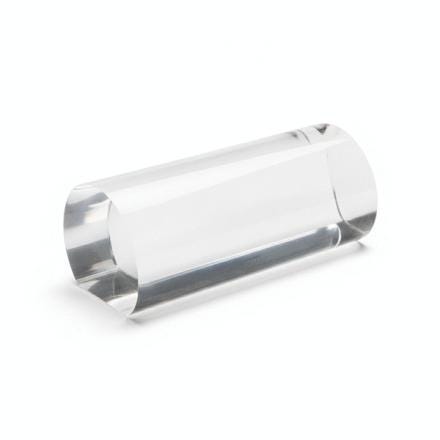 BARRE DEMI-ROND PMMA COULE INCOLORE POLI   35 GAMMACRIL