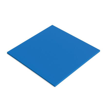183088 PLAQ PVC RIGIDE BLEU  397X497X2  PVC2B