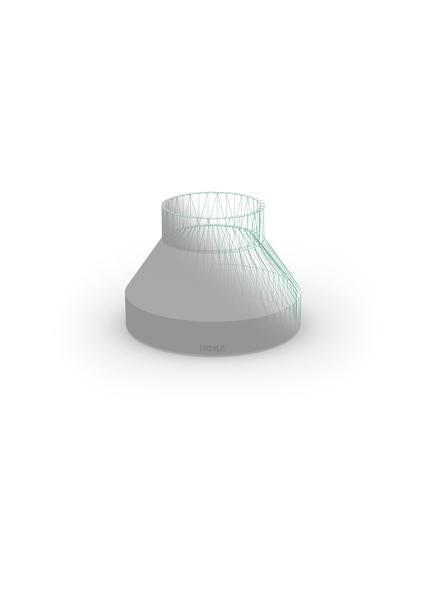 REDUCTION PVC M1 VENTILATION          200X110