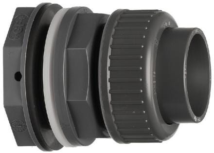TRAVERSEE DE CLOISON A COLLER PVC-U - Traversée de cloison Type 050