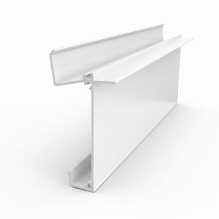 PROFIL MURAL INFERIEUR TUBULAIRE BLC  LG.7000