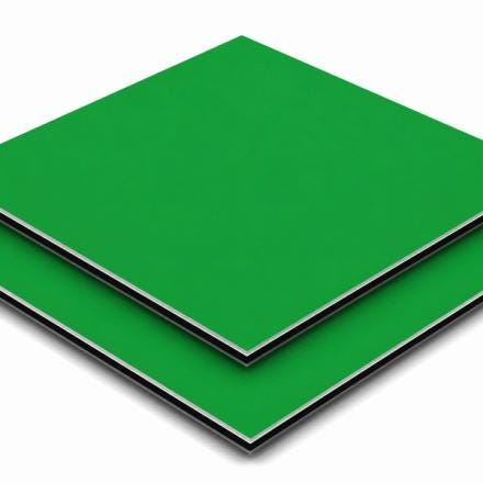 PLAQUE EURO ACP F VERT 6018 M/B   3X3050X1500 FEITENG ALUMINIUM  [PRODUIT-5587Q]