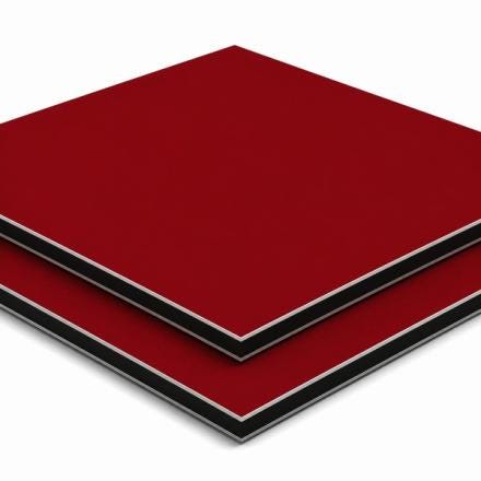 PLAQUE EURO ACP F BORDEAUX3004M/B 3X3050X2050 FEITENG ALUMINIUM  [PRODUIT-341AC]
