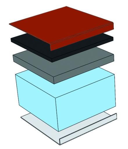 PANNEAU TPE67 BLC/BRUN 8011      67X1200X7500 THERMOTOP EX ADVANTOP  [TPE67-3]