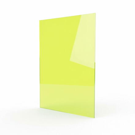 PLAQUE GREEN C.FLUO JAUNE 71112   3X2030X3050
