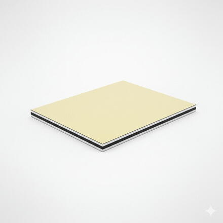 PLAQUE EURO ACP M IVOIRE 1015     3X3050X1500