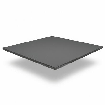 PLAQUE PVC GRIS RAL 7011 F 1F EP  3X3000X1500