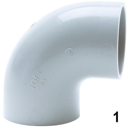 COURBE 90 PP-H SDR17 TYPE B  160 GF 727018417 FISCHER GEORG  [727018417]