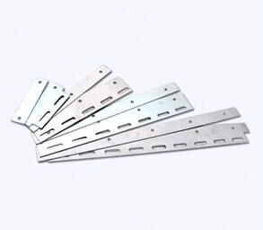 PLAQUETTE INOX SANS VISSERIE   -JEU-  LRG.200