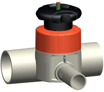 VANNE A MEMB 519 PP-H/EPDM D63-D25  167519126 FISCHER GEORG  [167519126]