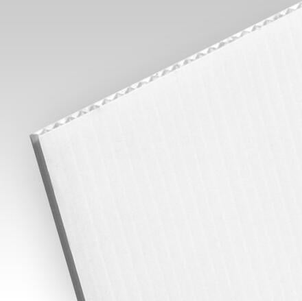 PLAQUE PP BLANC ALVEOLAIRE 600G 3.5X1600X1200