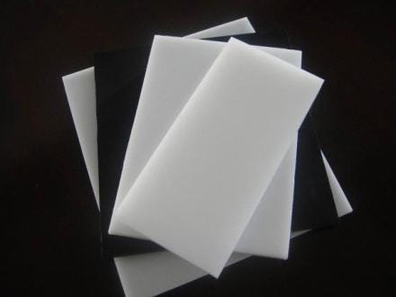 PLAQUE PE100 NATUREL EXTRUDE     10X2000X1000 SIMONA ALLEMAGNE  [PRODUIT-81910]