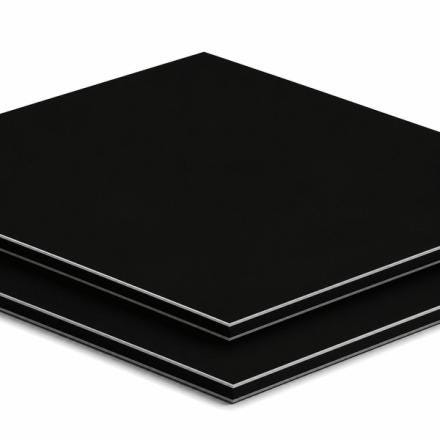 PLAQUE EURO ACP F NOIR 9005   M/B 3X3050X2050 FEITENG ALUMINIUM  [PRODUIT-341AU]