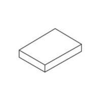 PLAQUE PE HD500 NATUREL PRESSE   25X4120X2010