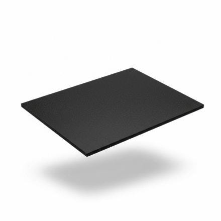 PLAQUE ABS NOIR GRAIN.8 1FACE     8X1240X1040 UNIVERSAL POLYTHEX