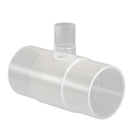 TE 90 RED. PVDF SDR21 B.A.B           225X110 AGRU  [30065221121]