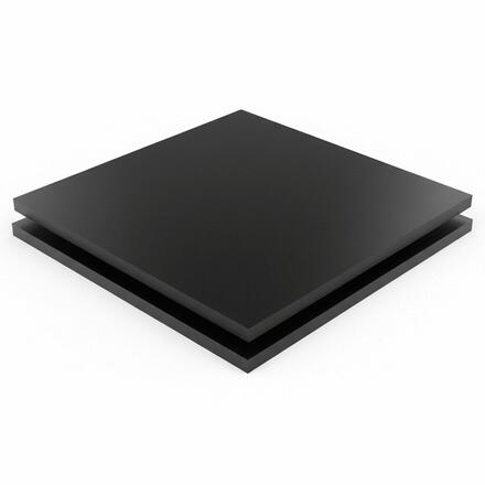 PLAQUE PE100 NOIR EXTRUDE    10X1000X1000 (2)