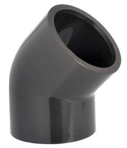 COUDE A COLLER HTA - FF - 45°