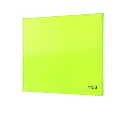 PLAQUE SETACRYL FLUO VERT  -1150- 3X2030X3050 MADREPERLA SPA  [MADREPERLASPA 326]