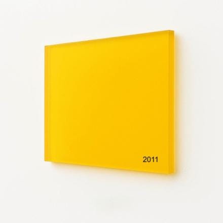 PLAQUE SETACRYL JAUNE     -2011-  3X2030X3050 MADREPERLA SPA  [MADREPERLASPA 274]